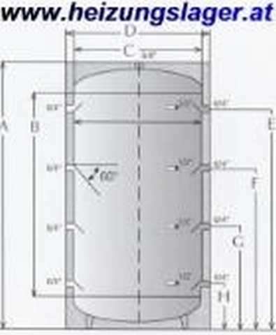 Pufferspeicher 1000 Liter - PSM1000